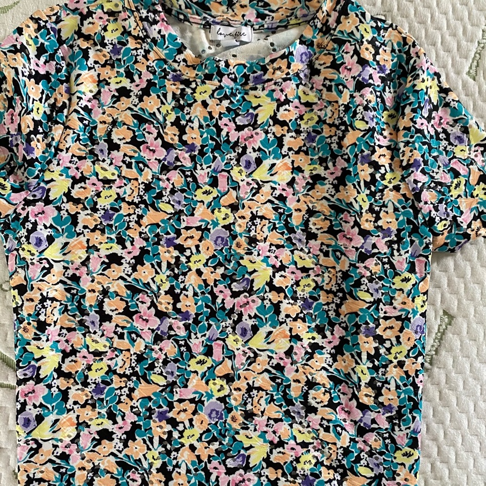 Floral crop top